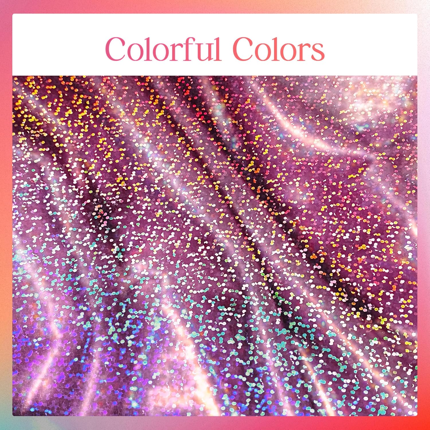 4 pcs Pink Holographic Laser Tablecloths for Party Decor