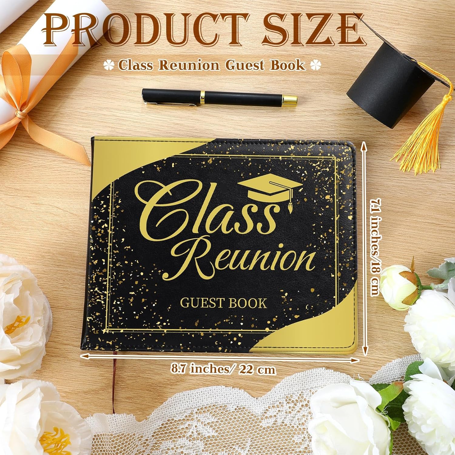 Patelai Class Reunion Guest Book with Pen