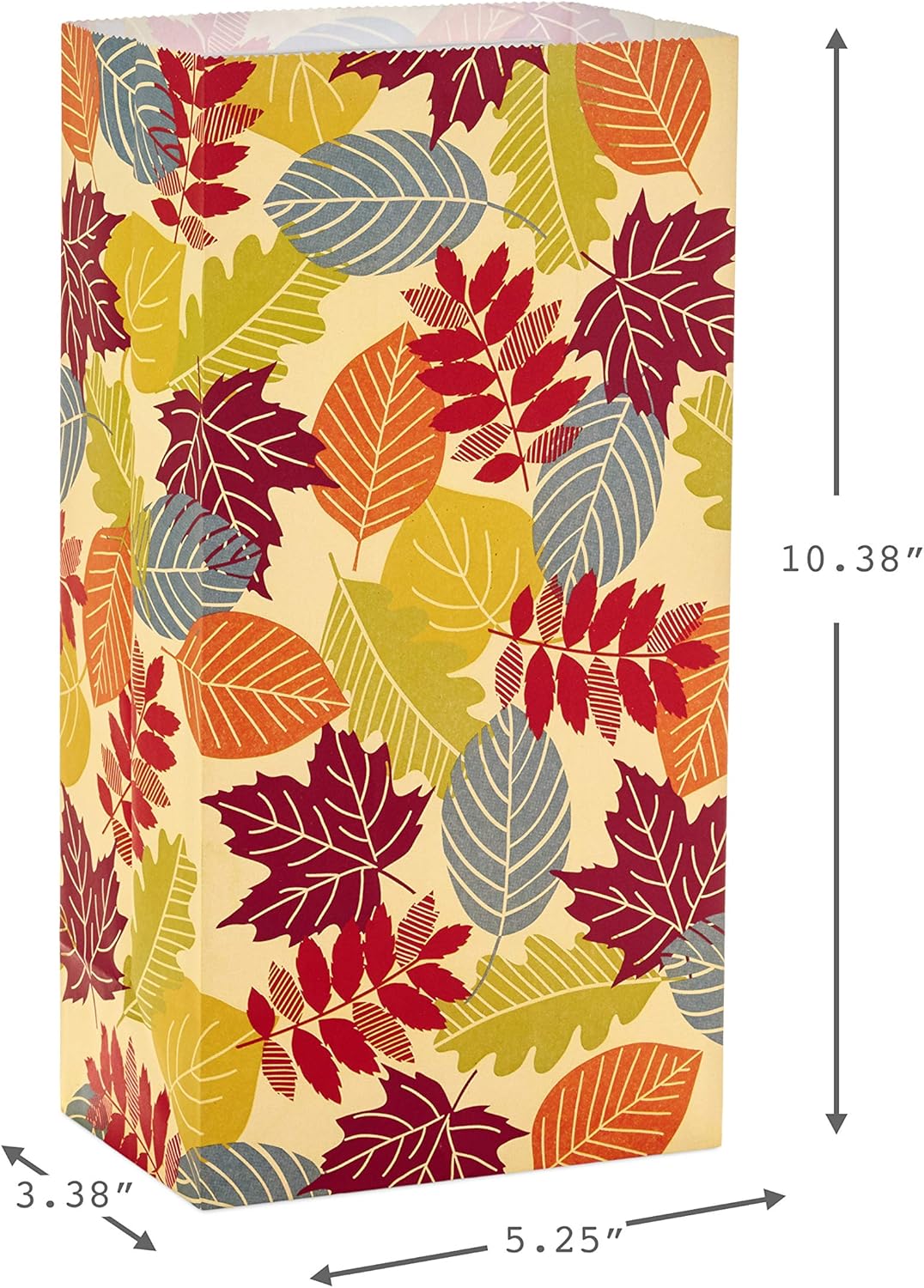 Hallmark Fall Leaves Party Favor and Wrapped Treat Bags 30 Ct