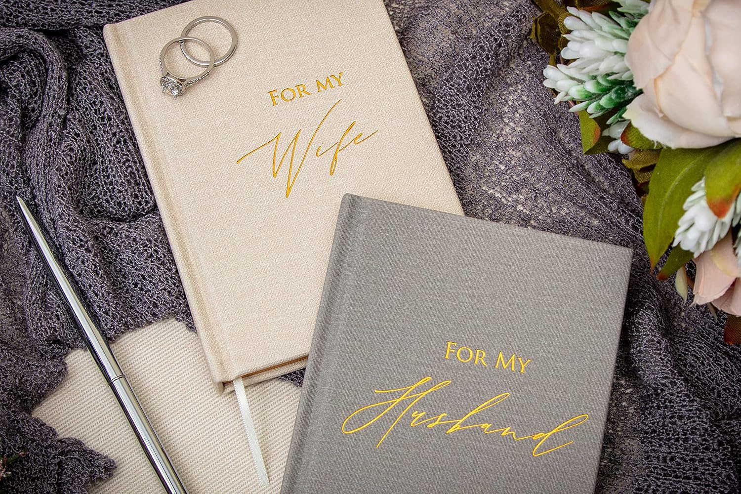 MUUJEE Hard Cover Vow Books Set of 2