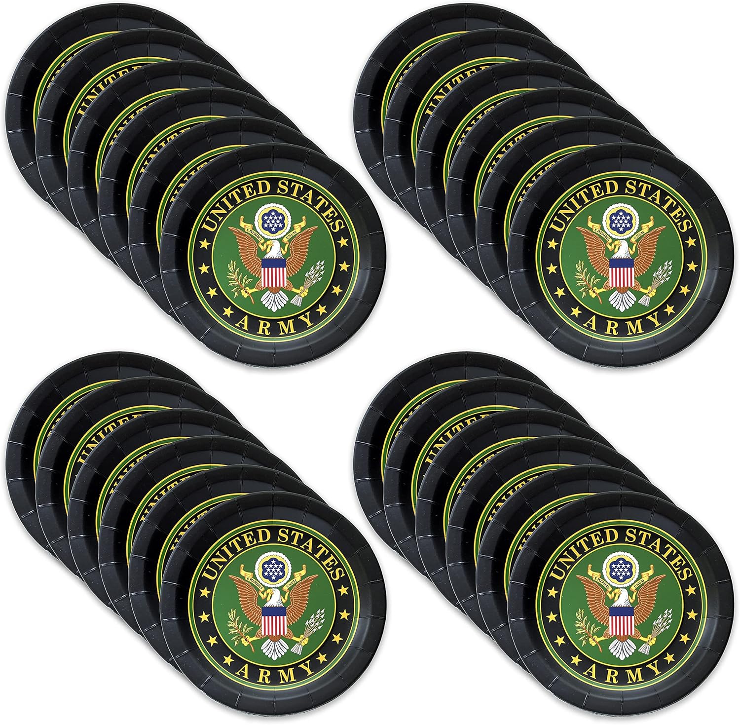 Havercamp US Army Paper Plates 24 Pack
