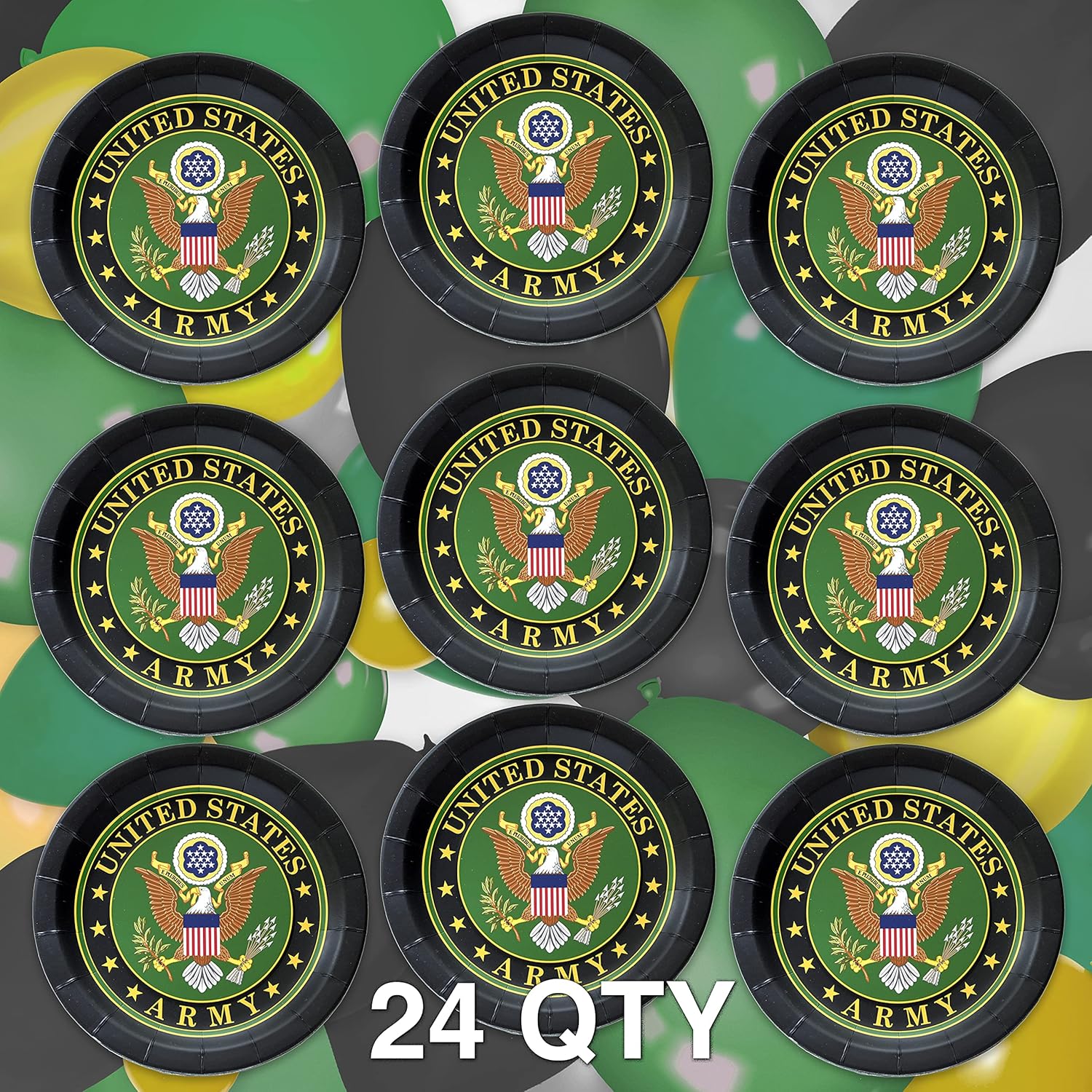 Havercamp US Army Paper Plates 24 Pack