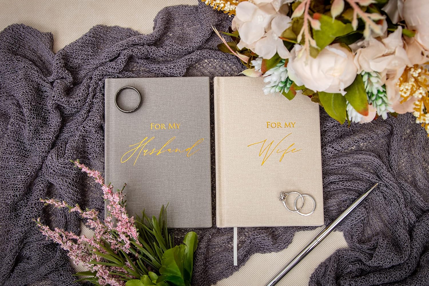 MUUJEE Hard Cover Vow Books Set of 2
