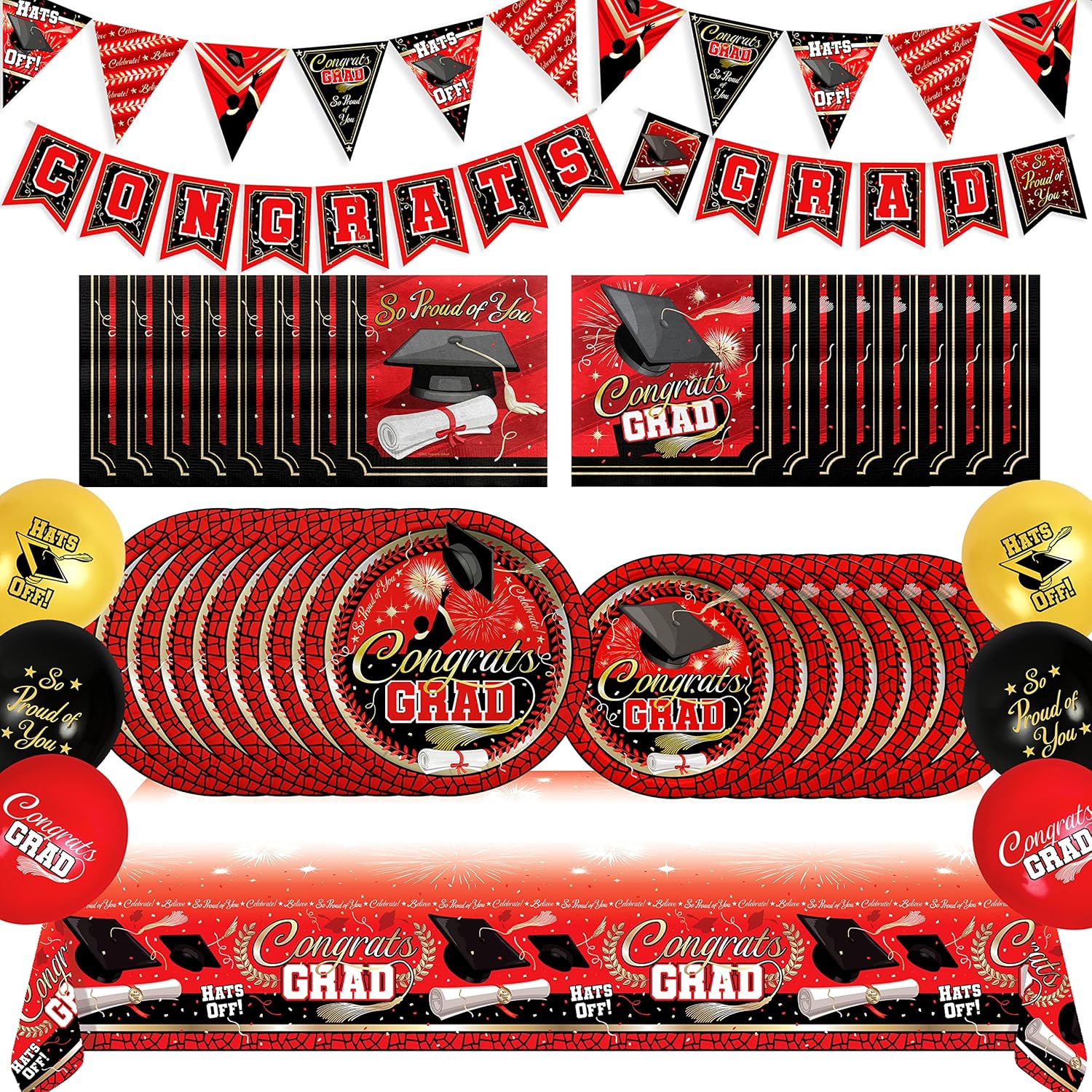 Treasures Gifted 2025 Graduation Decorations Set for 24